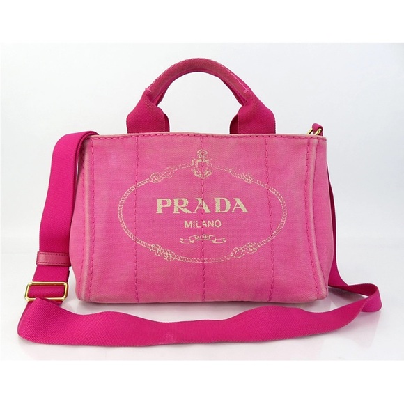Prada Handbags - Prada Fuchsia Tote Bag